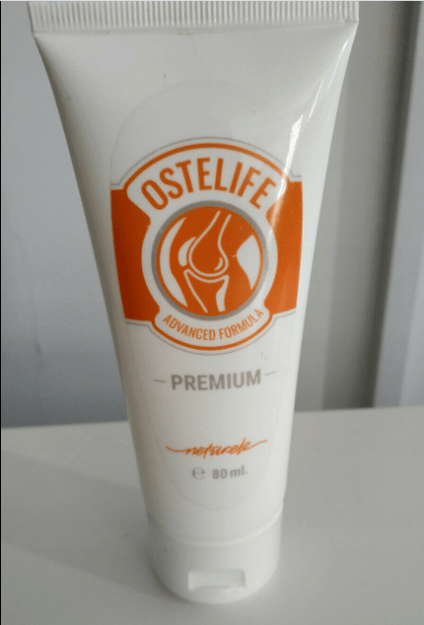Φωτογραφία ενός σωλήνα με κρέμα, εμπειρία με το Ostelife Premium Plus